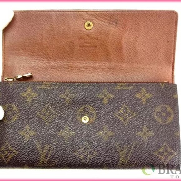 Louis Vuitton Wallet Purse Monogram Brown Woman Authentic - Picture 7 of 9
